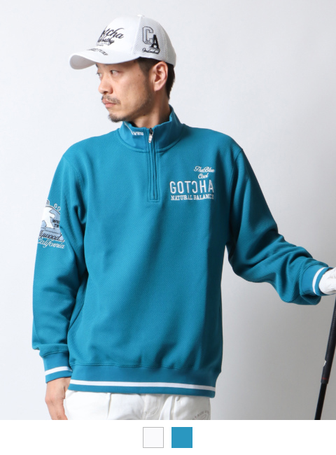 [GOTCHA GOLF] RۖhL  hJ Half zip Pullover