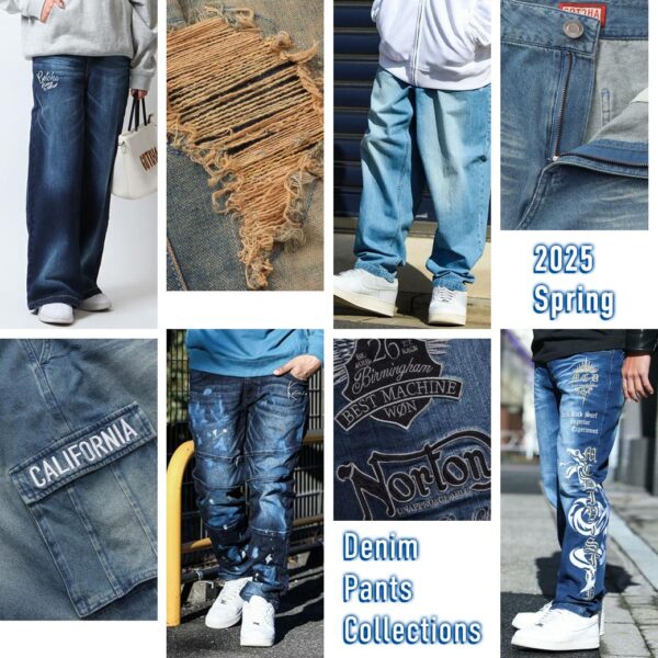 2025 Spring Outfits DENIM PANTS COLLECTIONS